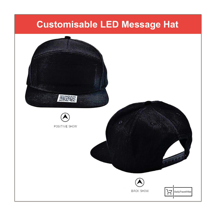 Customisable LED Message Hat