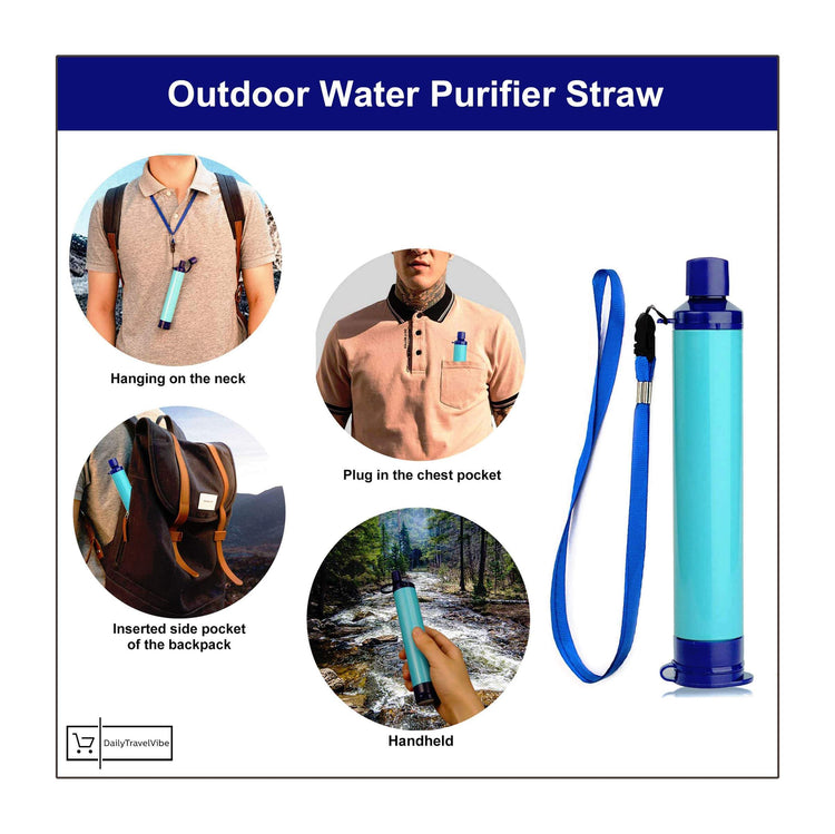 Outdoor Water Purifier Straw