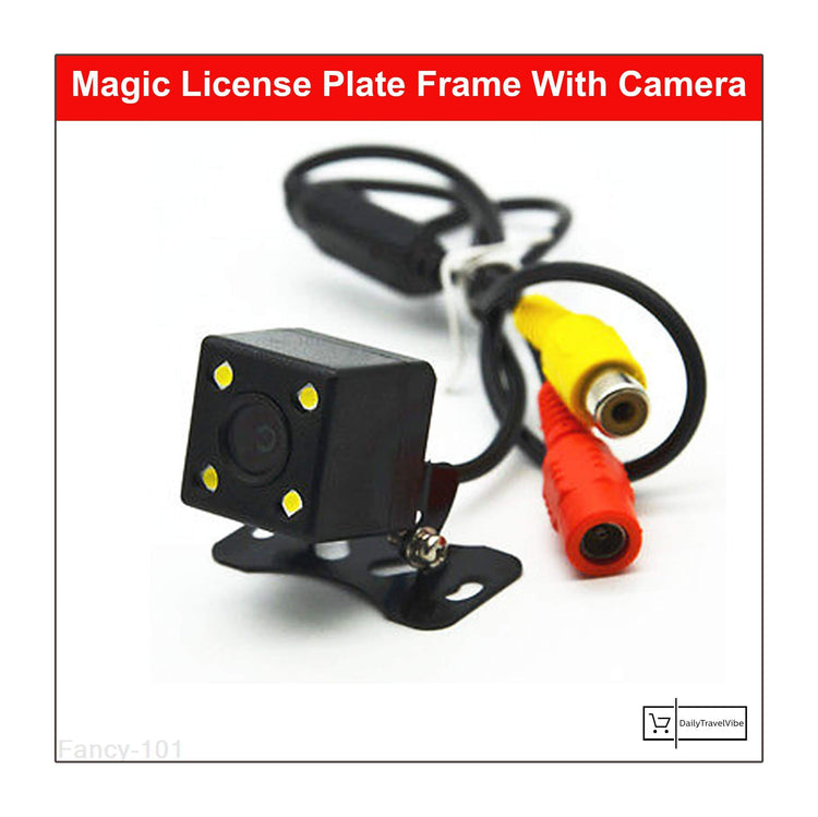 Magic License Plate Frame With Camera