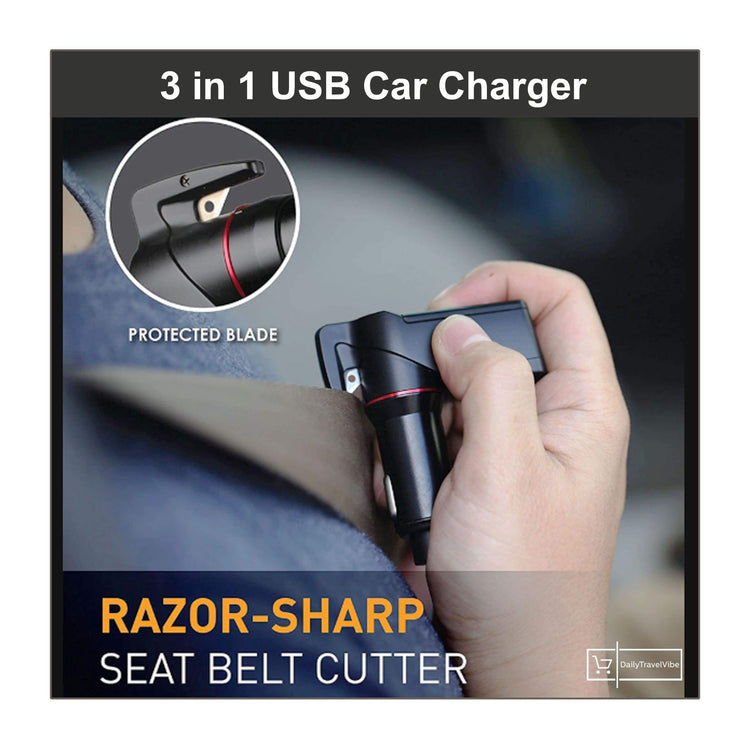 3 in 1 USB Car Charger