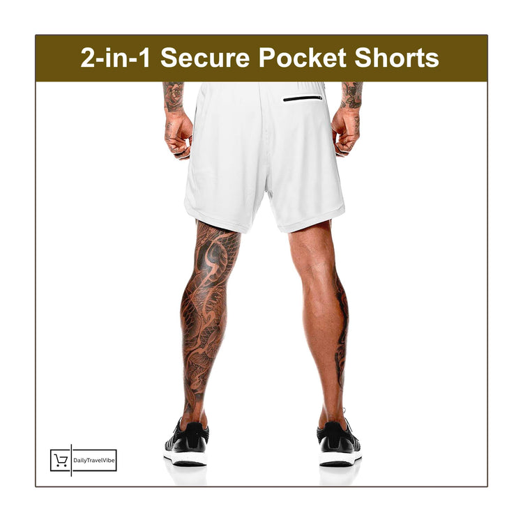 2-in-1 Secure Pocket Shorts