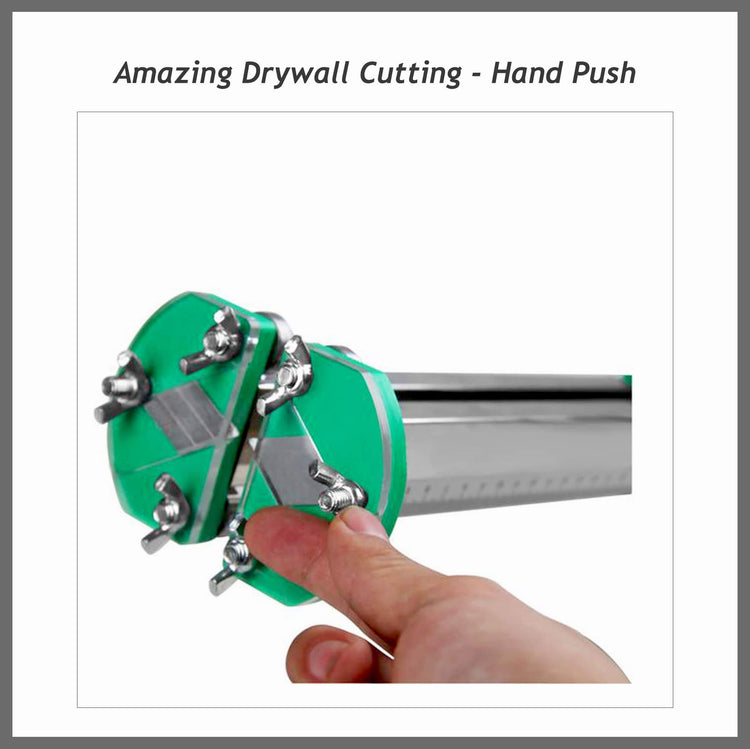 Amazing Drywall Cutting - Hand Push