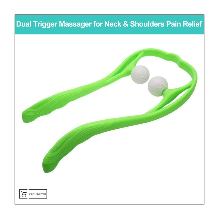 Dual Trigger Massager for Neck & Shoulders Pain Relief