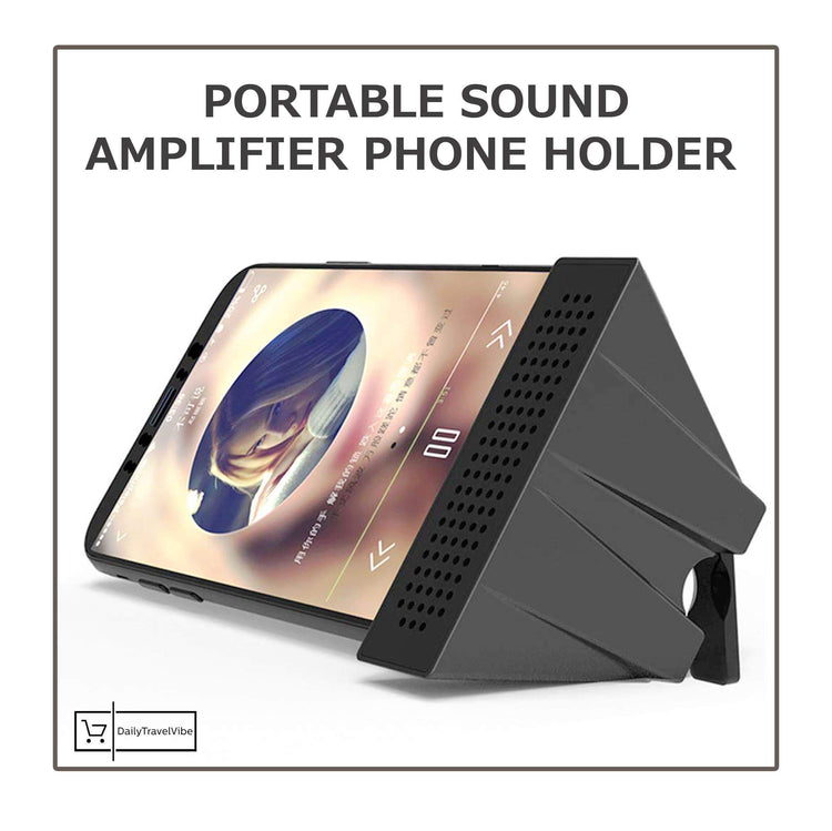 Portable Sound Amplifier Phone Holder