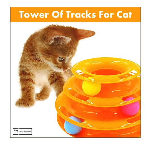 Tower Of Tracks For Cat