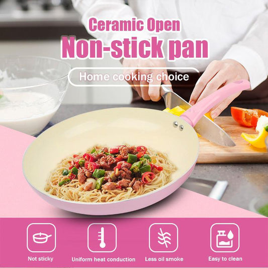 Ceramic Open Non-Stick Frypan