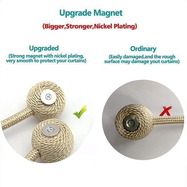 Magnet Buckle Curtain Tieback(1 Pair)