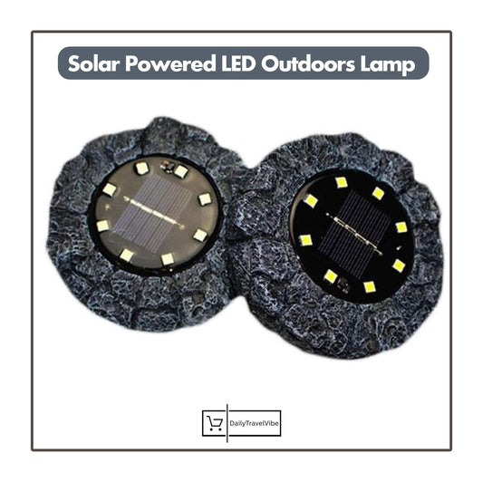 Solar Powered LED Outdoors Lamp