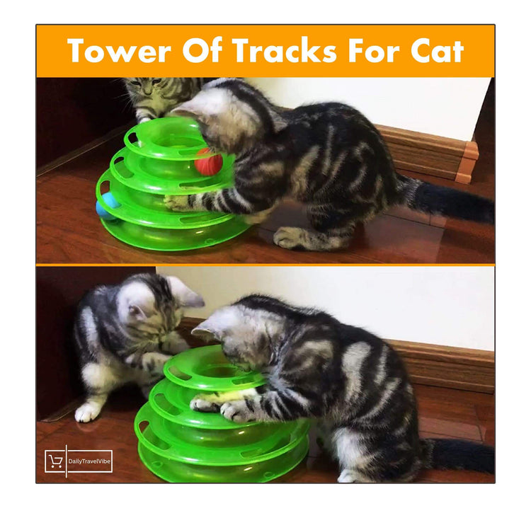 Tower Of Tracks For Cat