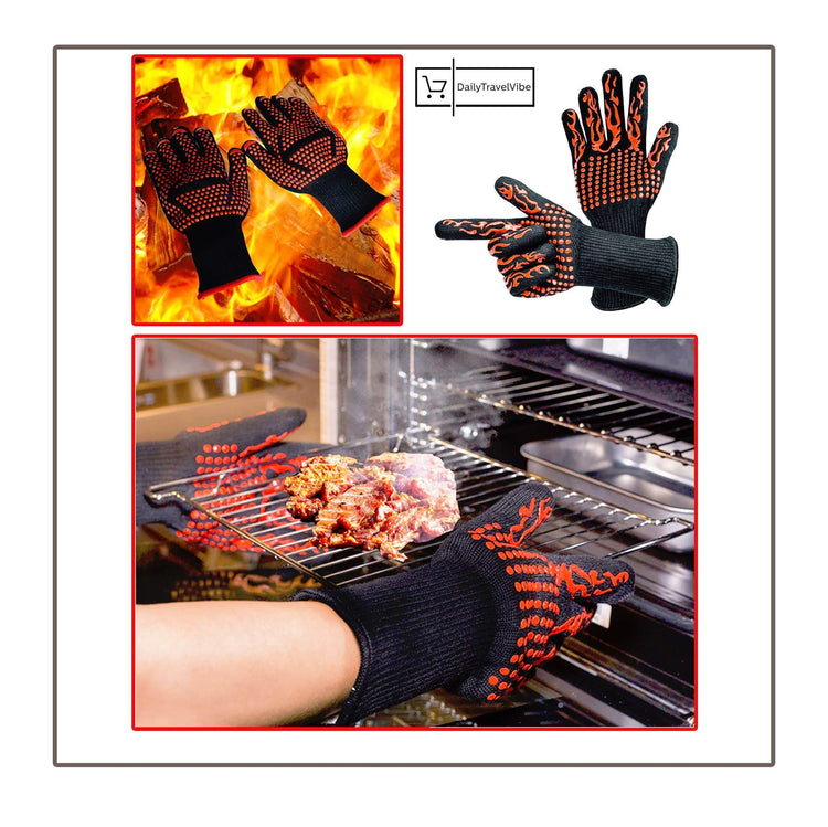 Fireproof Heat Resistant Gloves (1 Pcs/Set)