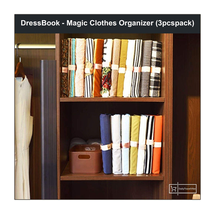 DressBook - Magic Clothes Organizer (3pcs/pack)