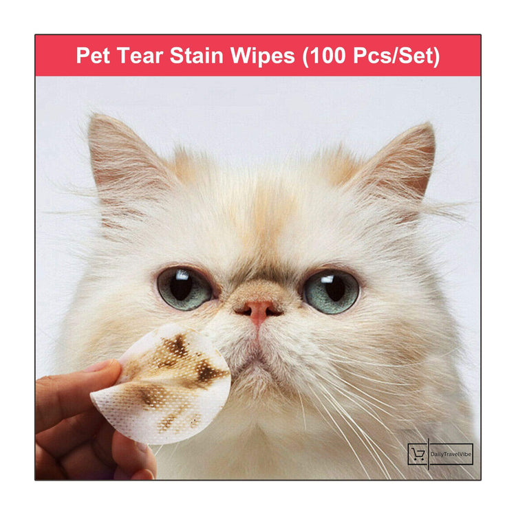 Pet Tear Stain Wipes (100 Pcs/Set)