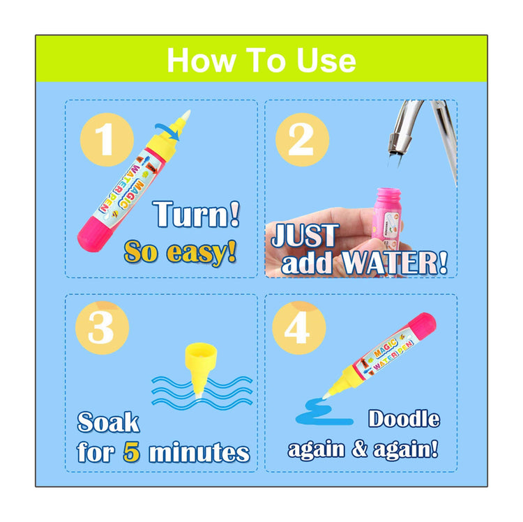 Magic Water Drawing Book