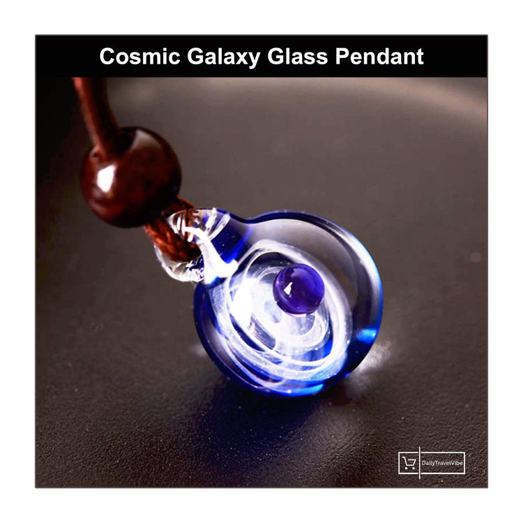 Cosmic Galaxy Glass Pendant