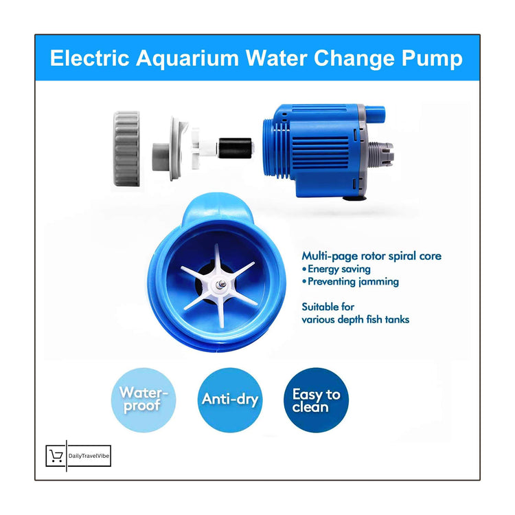 Electric Aquarium Water Change Pump