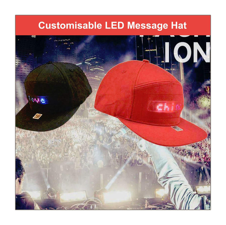 Customisable LED Message Hat