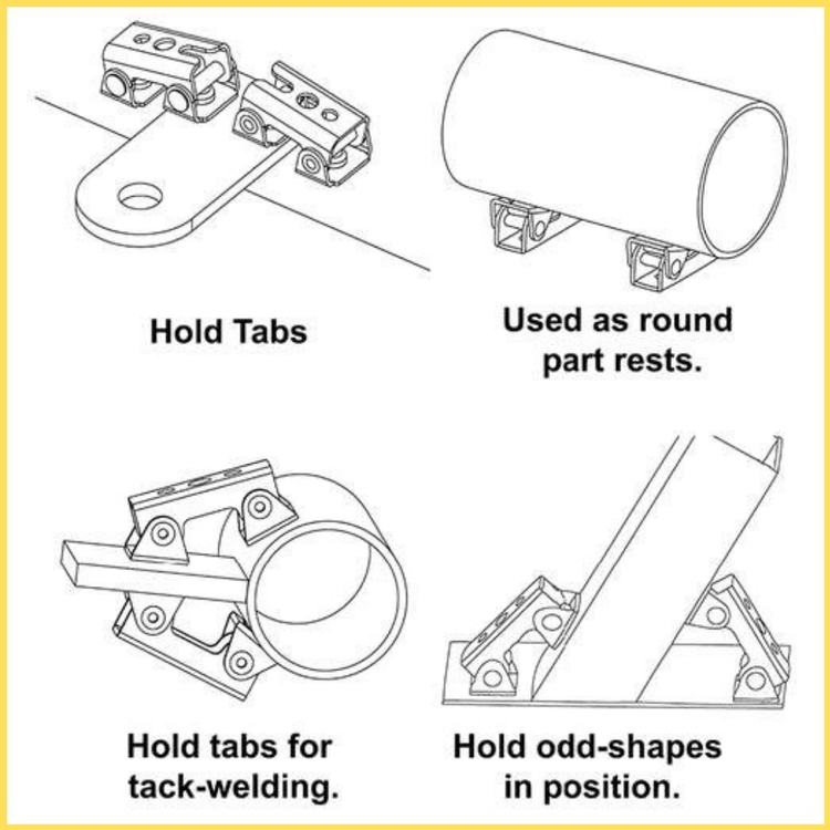 Adjustable Welding Magnetic Holder (2 Pieces/Set)