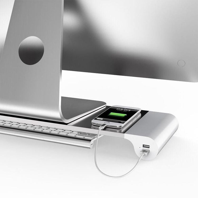 Aluminum Macbook Stand w USB Port