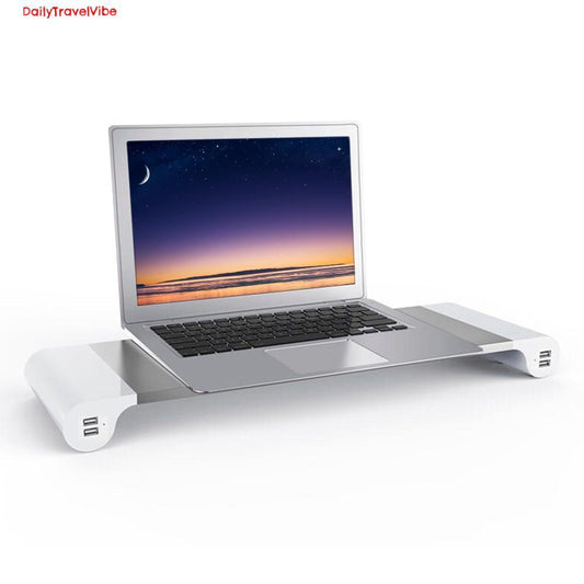 Aluminum Macbook Stand w USB Port