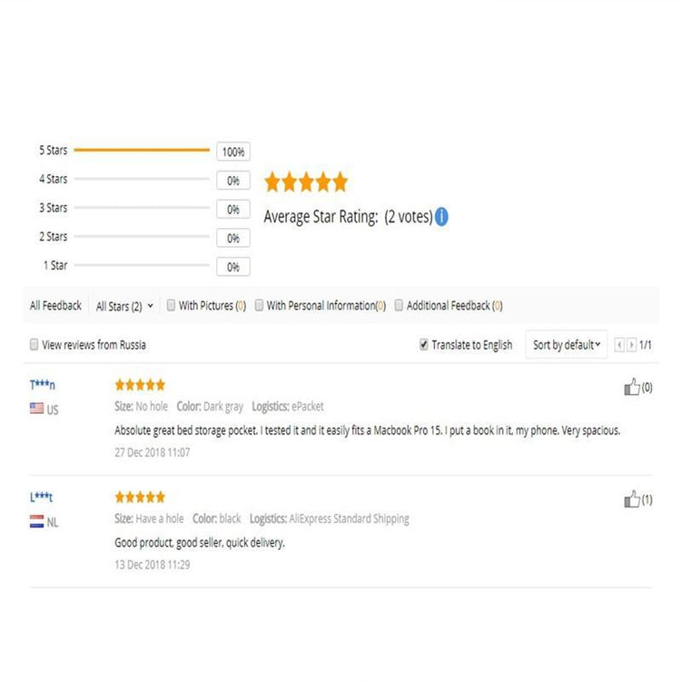 Premium Bedside Organizer