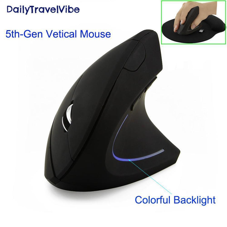Vertical Ergonomic Wireless Mouse