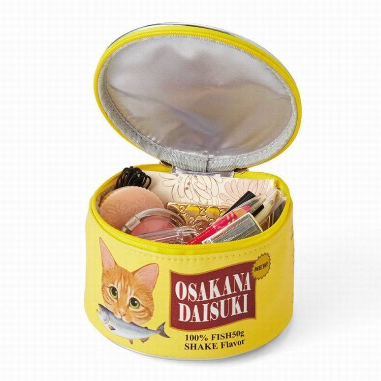 Cute Cat Food Can Cosmetic Bag