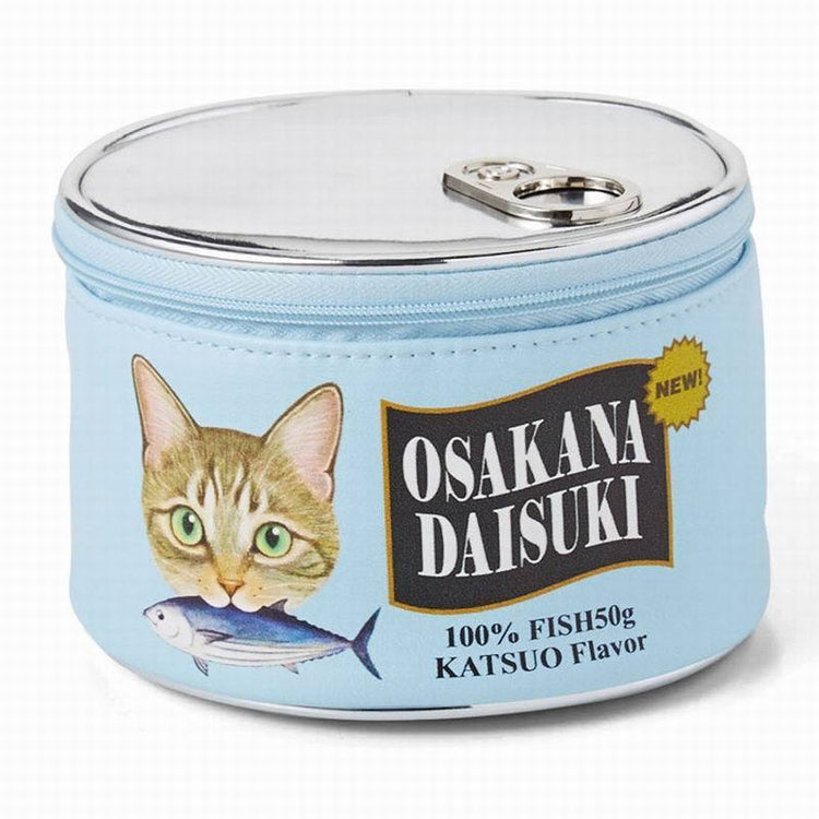 Cute Cat Food Can Cosmetic Bag