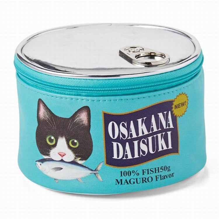 Cute Cat Food Can Cosmetic Bag