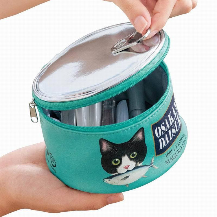 Cute Cat Food Can Cosmetic Bag