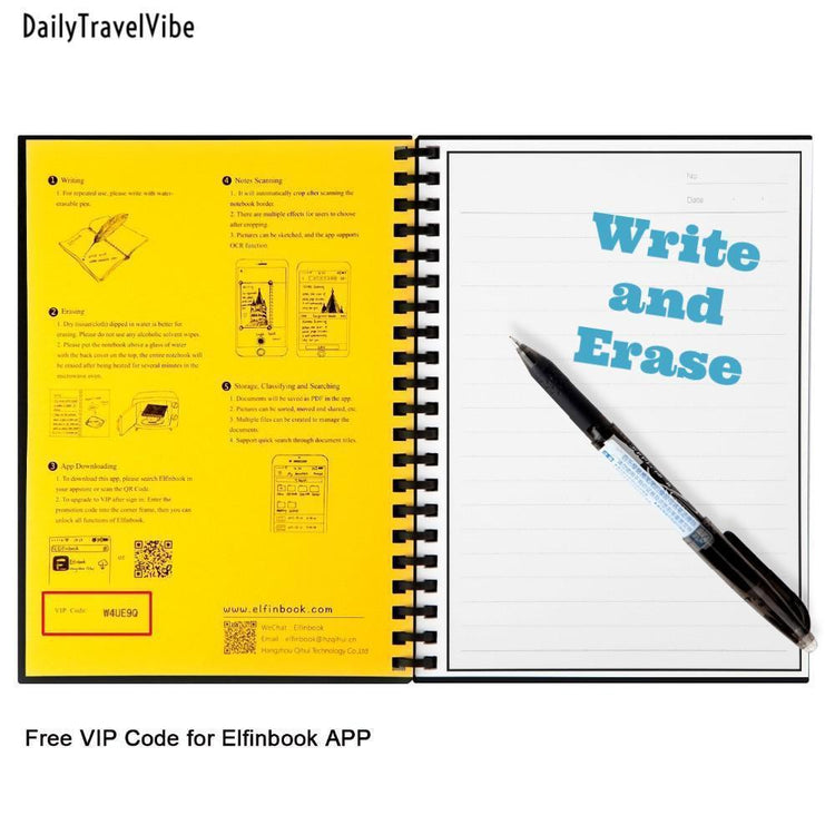 Premium Erasable Notebook