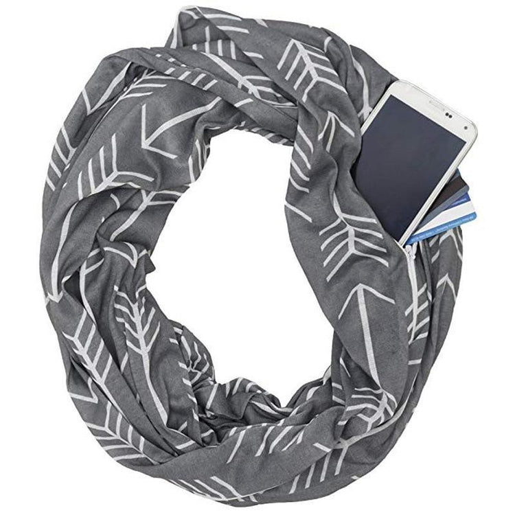 Anti-Theft Infinity Pokcet Scarf