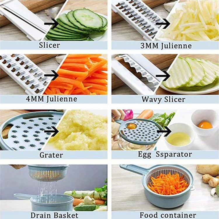 Multi Purpose 8 in 1 Vegetable Slicer