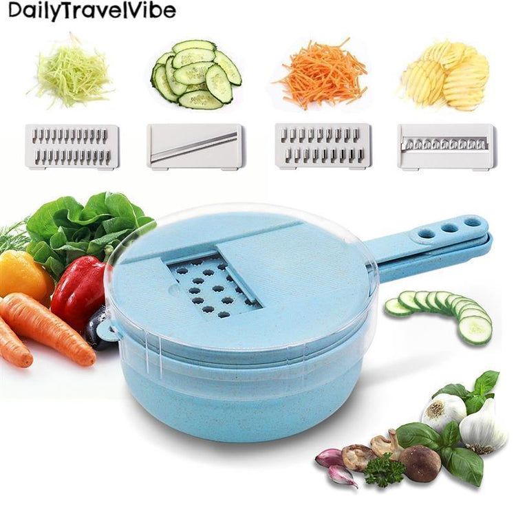 Multi Purpose 8 in 1 Vegetable Slicer