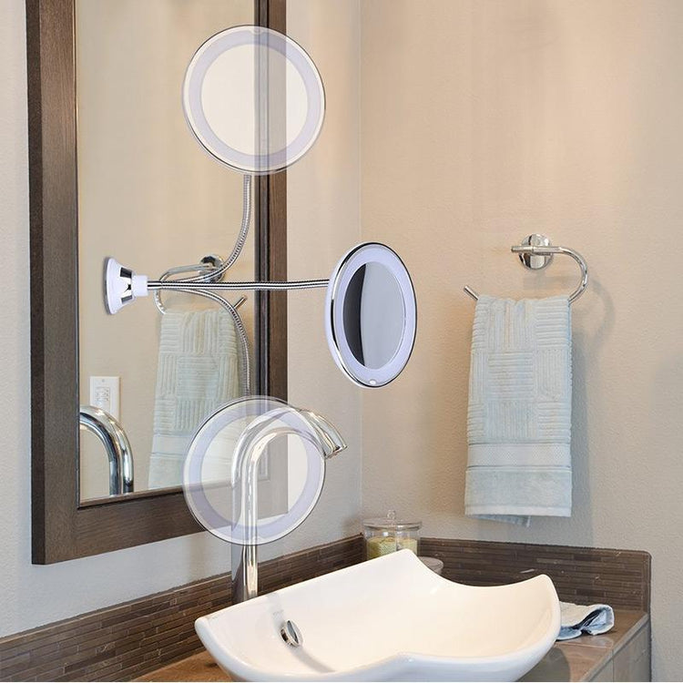 Wall-Mount Makeup Mirror