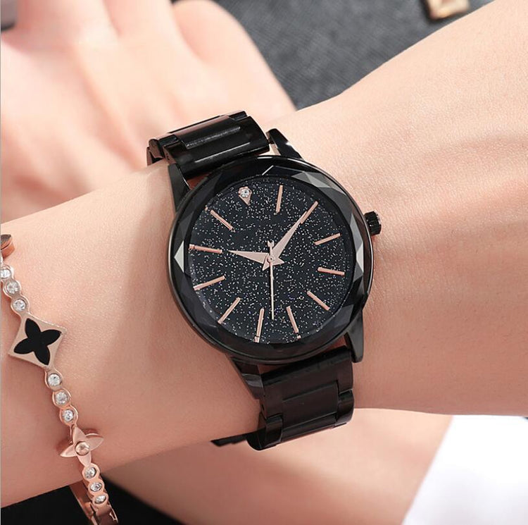 Starry Sky Waterproof Stainless Steel Strip Watch