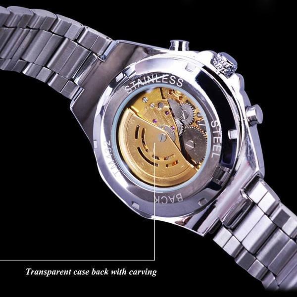 Men’s Skeleton Automatic Mechanical Watch