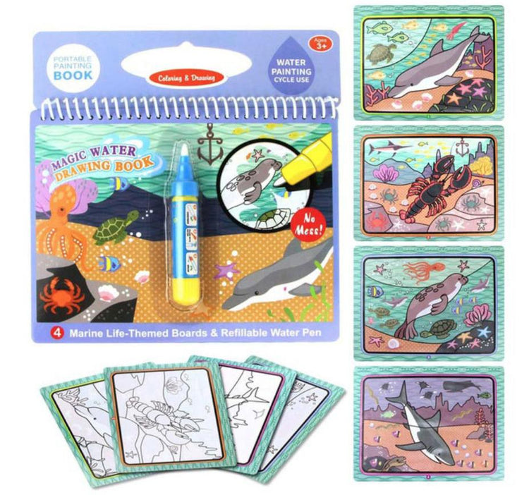 Magic Water Drawing Book