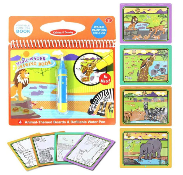 Magic Water Drawing Book