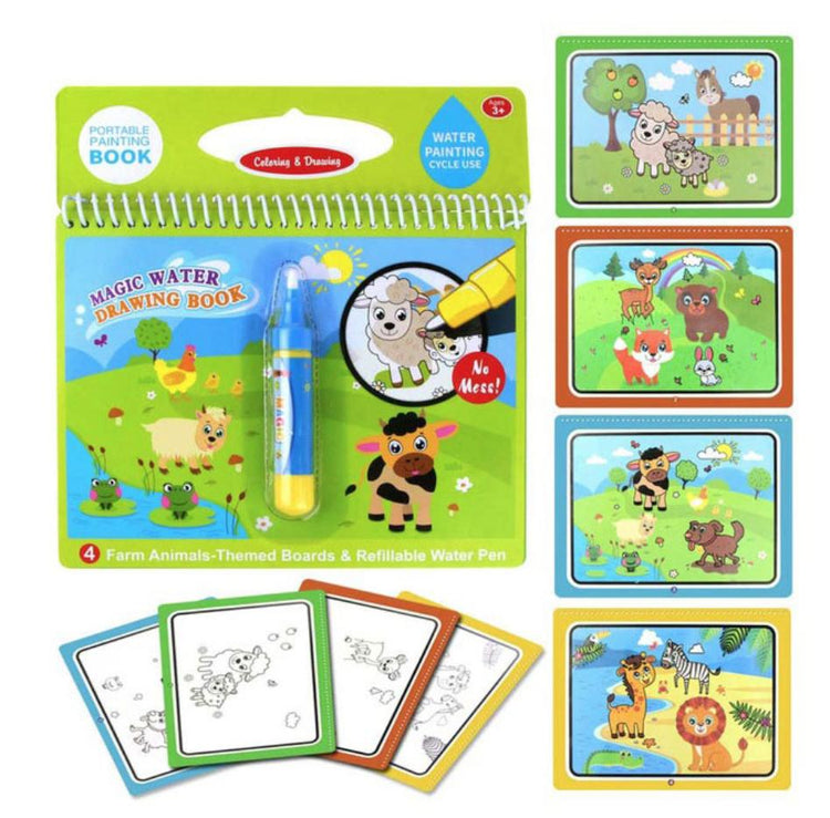 Magic Water Drawing Book