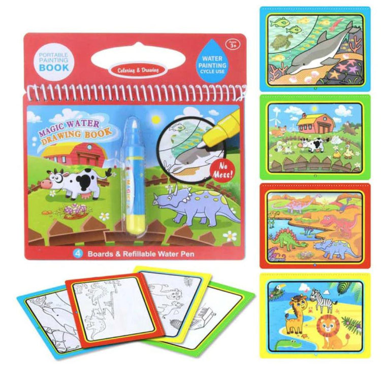 Magic Water Drawing Book