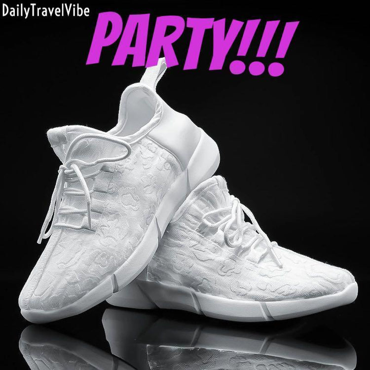 Light-up Luminous Fiber Optic Shoes