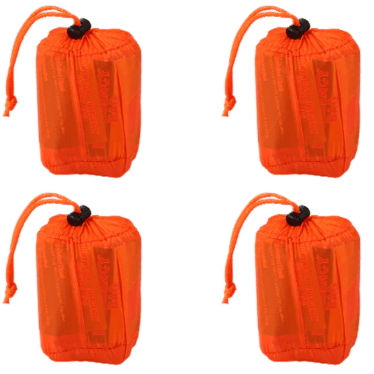 4x Emergency Waterproof Sleeping Bag