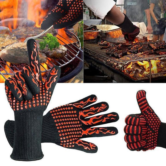 BBQ Gloves Extreme Heat Resistant 932°F(500°C)