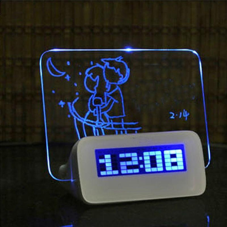 Digital Alarm Clock with Message Board