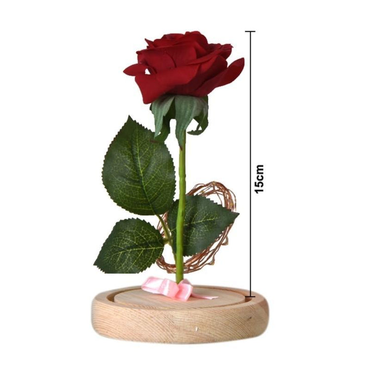 Christmas "Rose in a Dome" Ornament