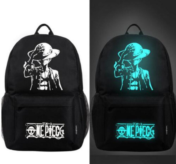 Anime Anti-Theft Glowing Backpack + Built-in Charger