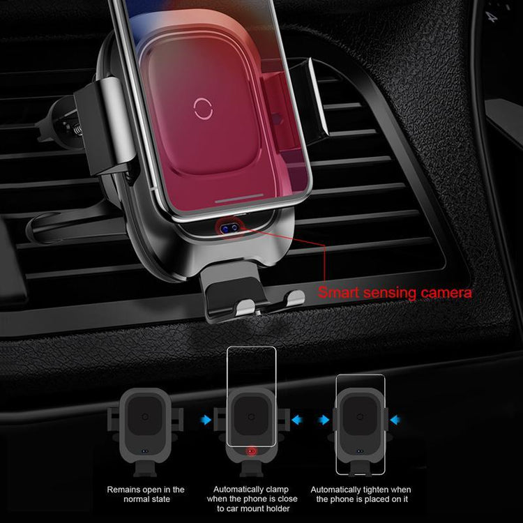 Fast Wireless Car charging Phone Holder