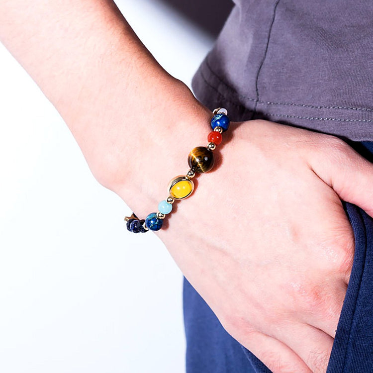 9 Planets Solar System Bracelet