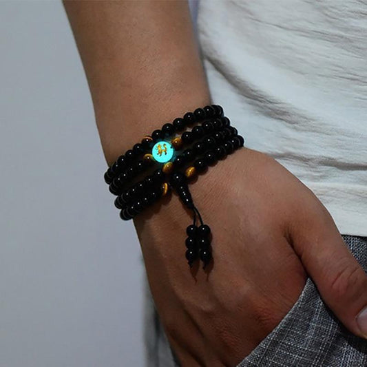 Glow in the dark "Black Dragon" Bracelet