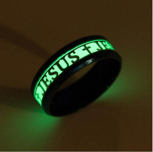 Christianity Glow In The Dark Ring